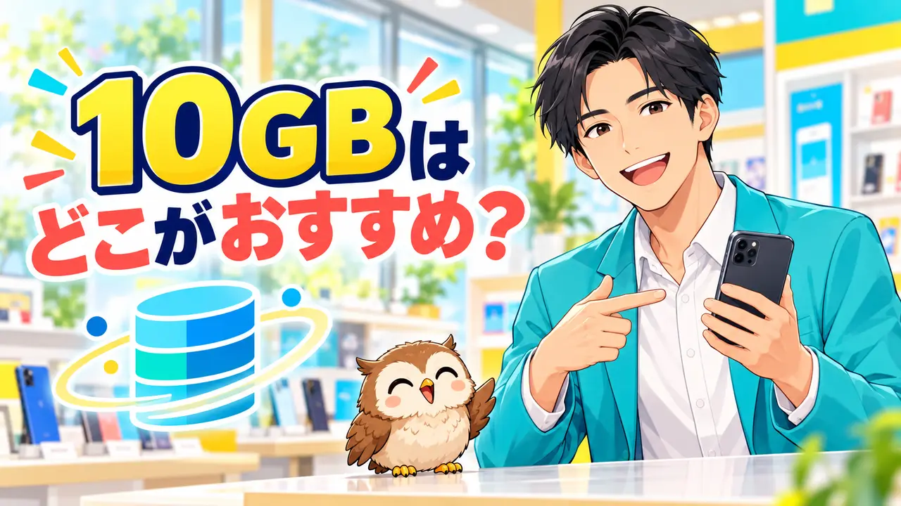 10GBの格安SIMはどこがおすすめ?