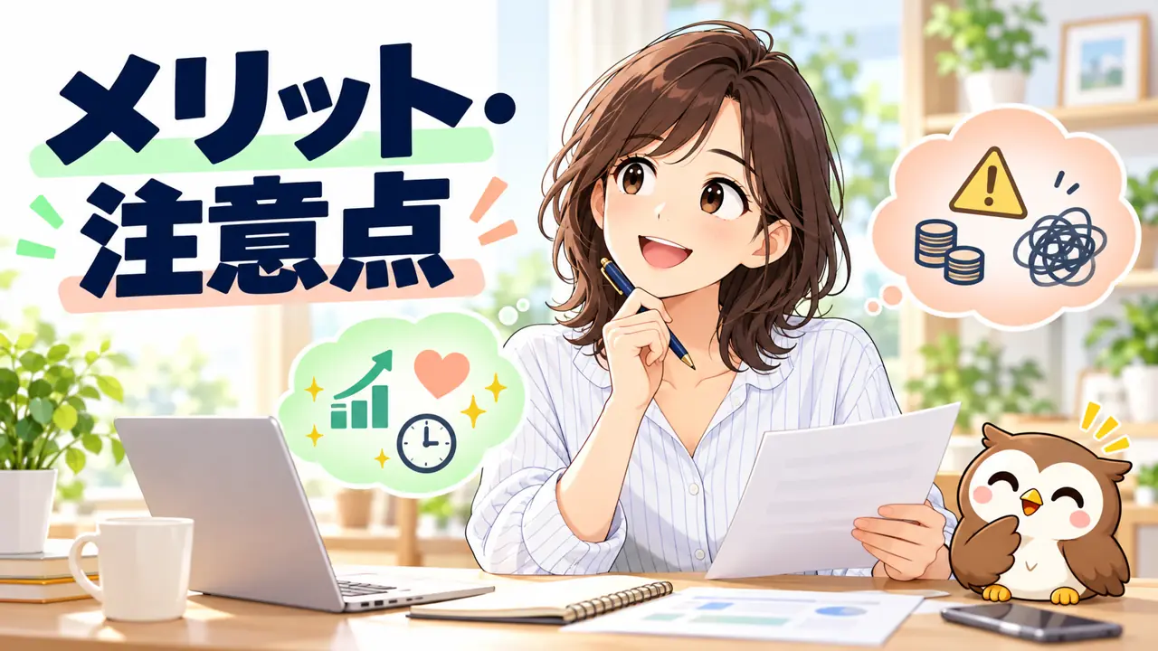 10ギガ光回線のメリット・デメリットのイラスト