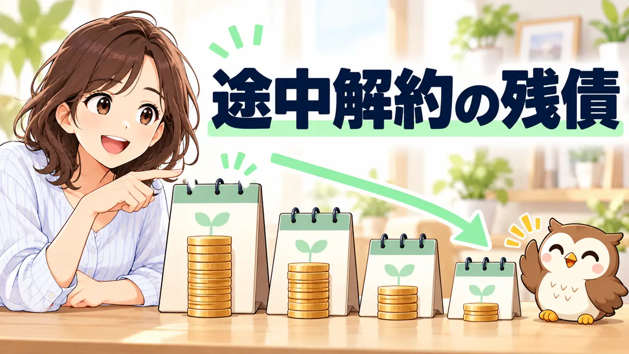 光回線を途中解約すると工事費残債はいくら？のイラスト