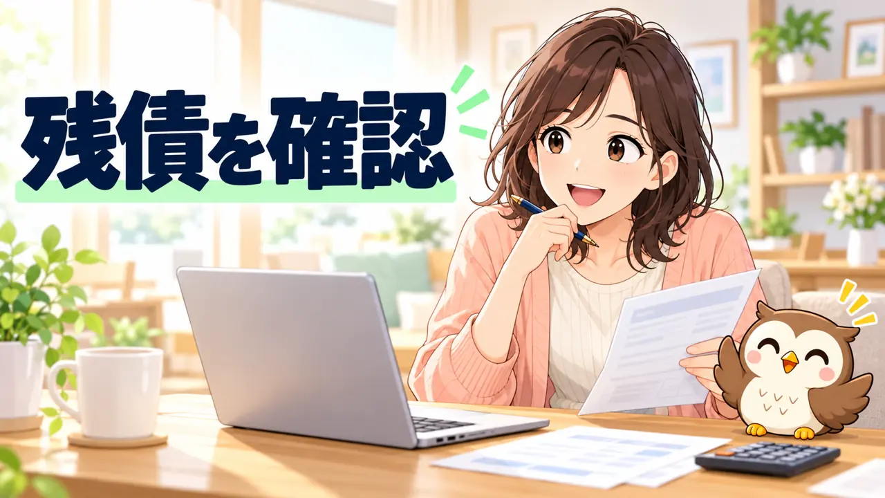 光回線の工事費残債はどこで確認できる？のイラスト