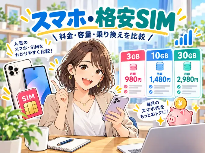 スマホ・格安SIMの比較・解説