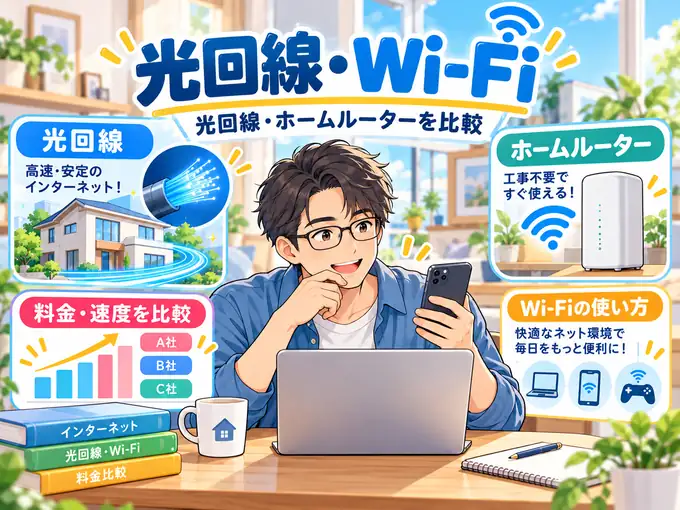 光回線・Wi-Fiの比較・解説