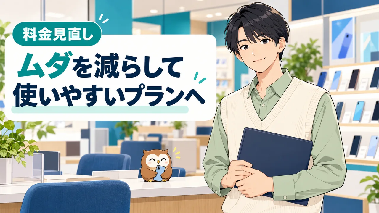 ムダを減らして使いやすいプランへ