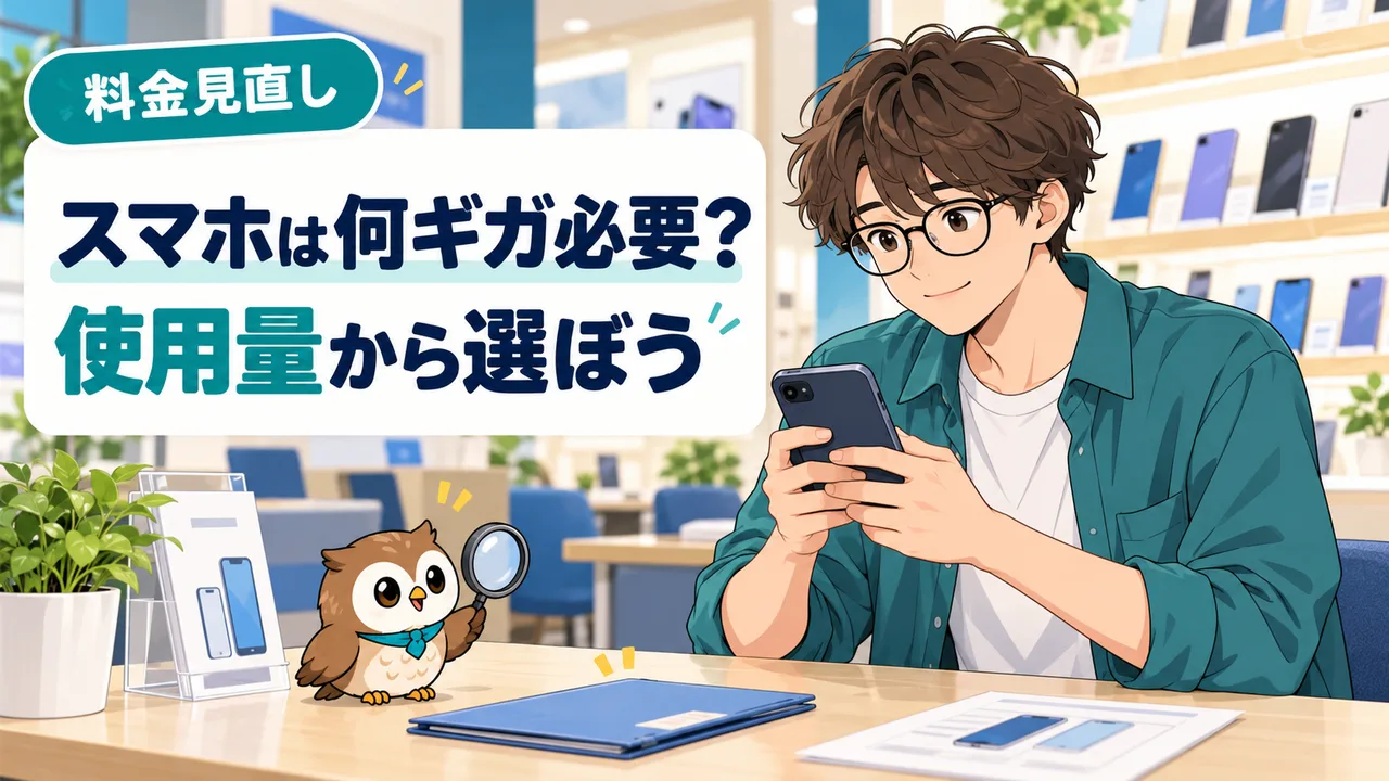 スマホは何ギガ必要?使用量から選ぼう