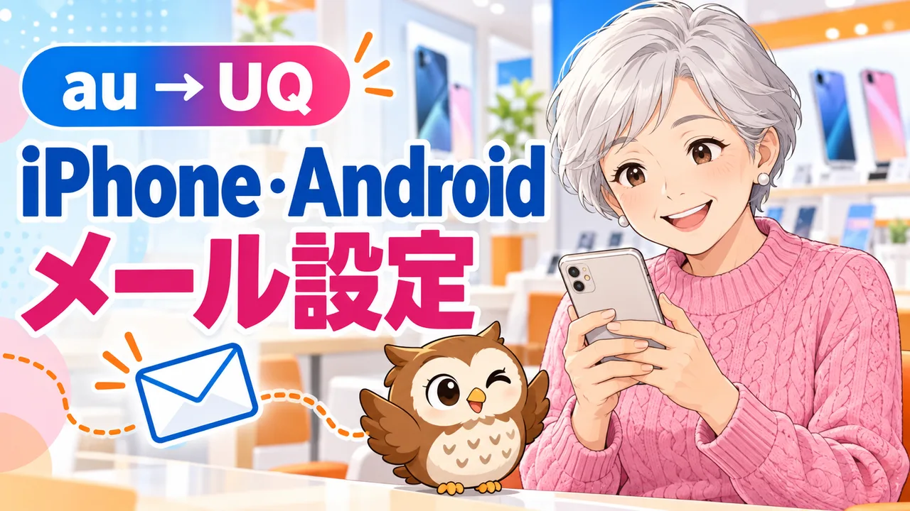 iPhone・Android:メール設定