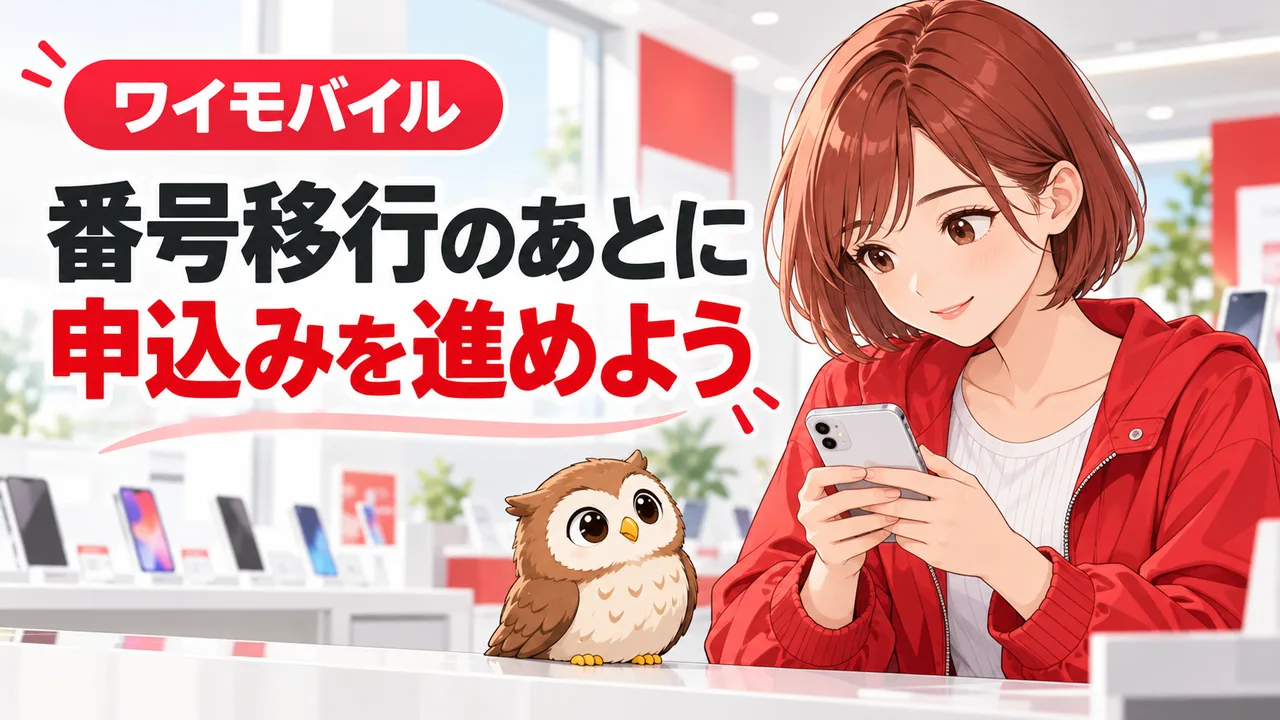 番号移行のあとに:申込みを進めよう
