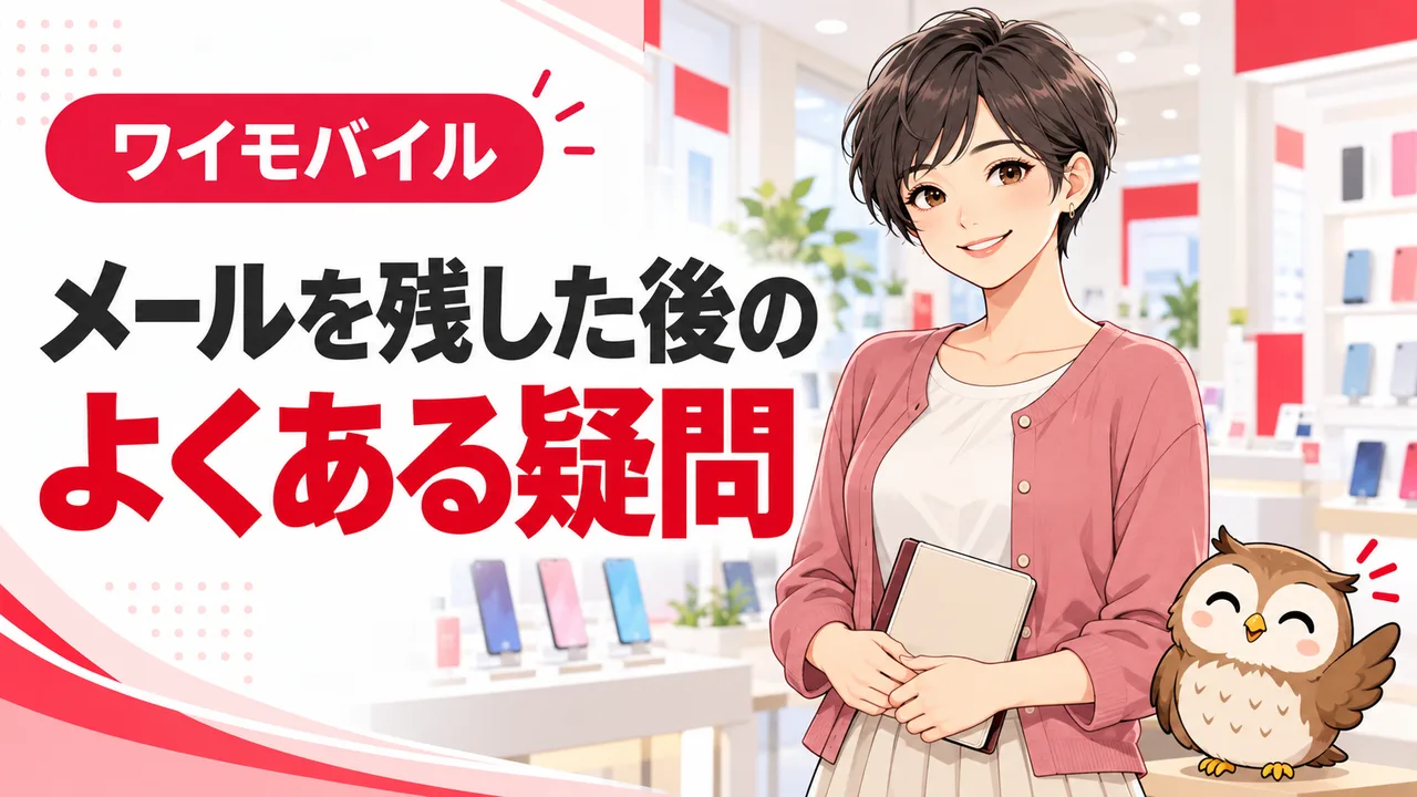 メールを残した後の:よくある疑問