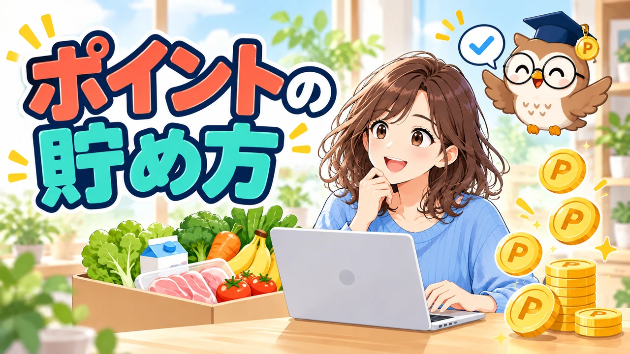 普段の買い物を経由してポイントを貯める