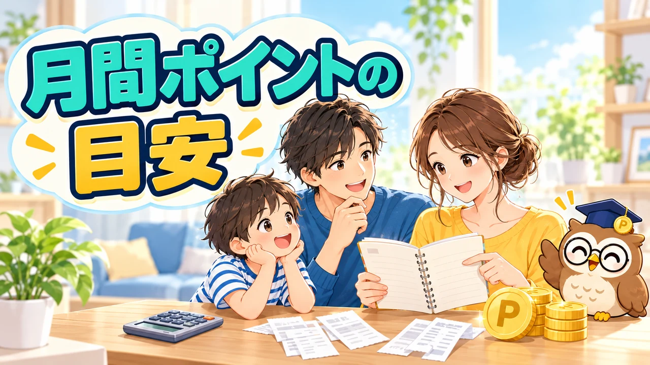 普段の買い物を経由したポイント試算