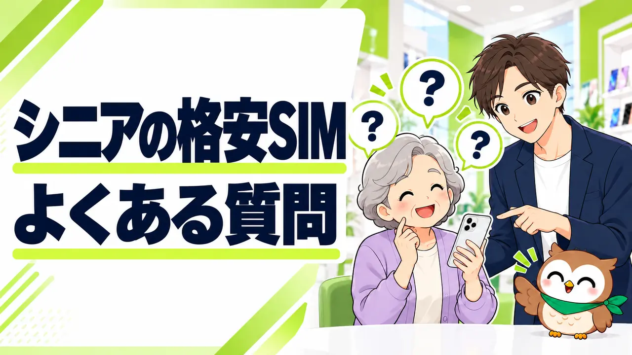 シニア向け格安SIMのよくある質問