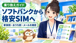 ソフトバンクから格安SIMへ乗り換えるガイド